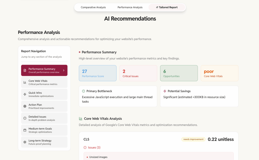 Beyond the Basics: WebAuditor now has AI recommendations